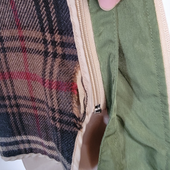 Vintage Blair Tan Jacket LG Retro 90s Y2K Flannel Lined Hooded Coat - Picture 12 of 15